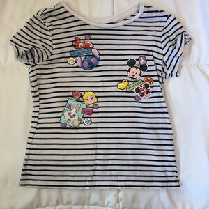 Disney Store Characters Icons T-Shirt Tee for Girl Size 5/6
